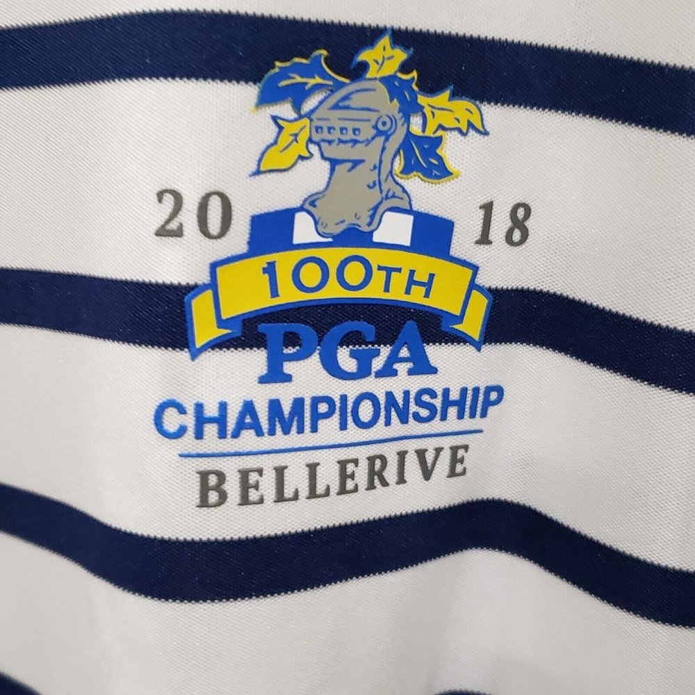Womens Ralph Lauren Polo Golf Large 100 Anniversary Bellerive PGA Golf Shirt - Picture 4 of 12